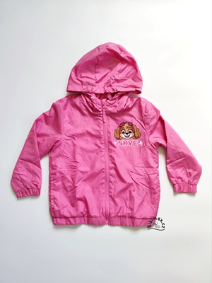 Dívčí šusťáková bunda TLAPKOVÁ PATROLA růžová