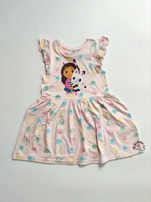 Letní šaty GABBY´S světle růžové