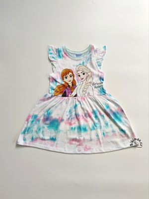 Letní šaty disney FROZEN bílé (batika)