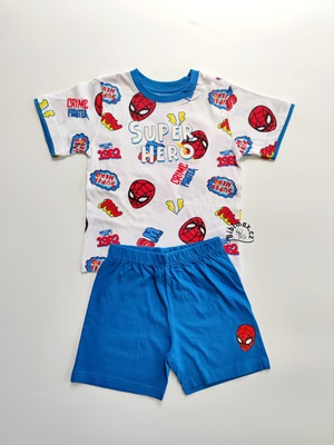 Chlapecké letní pyžamo SPIDERMAN modré