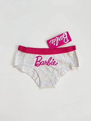 Dívčí hipster kalhotky BARBIE šedé