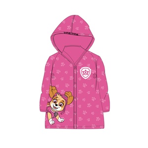 Dívčí pláštěnka TLAPKOVÁ PATROLA růžová