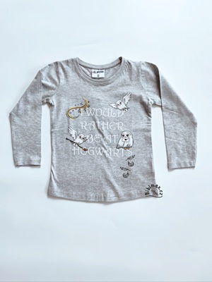 Dívčí tričko HARRY POTTER šedé DR