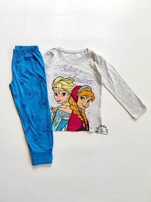 Dívčí pyžamo disney FROZEN šedo-modré