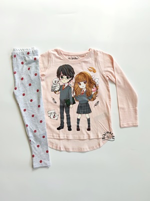 Dívčí pyžamo HARRY POTTER růžové