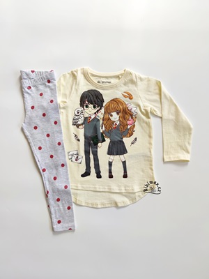 Dívčí pyžamo HARRY POTTER žluté