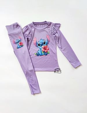 Dívčí komplet STITCH fialový