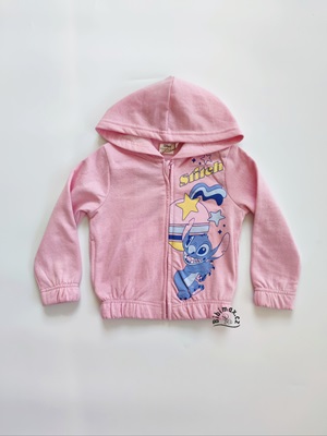 Dívčí mikina STITCH růžová