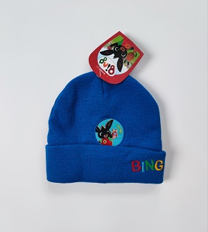 Chlapecká zimní čepice BING modrá