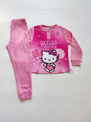 Dívčí pyžamo HELLO KITTY světle růžové SC