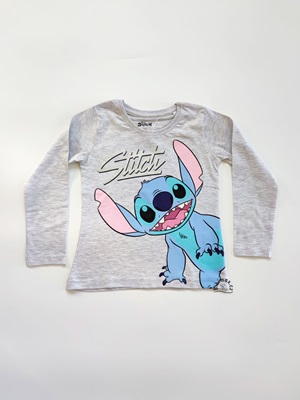 Dívčí tričko STITCH šedé