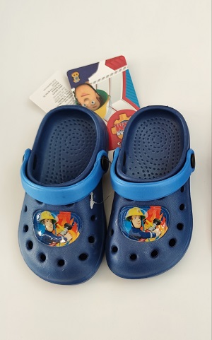 Chlapecké sandály typu Crocs Požárník SAM tmavě modré