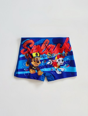 Chlapecké plavky TLAPKOVÁ PATROLA modré