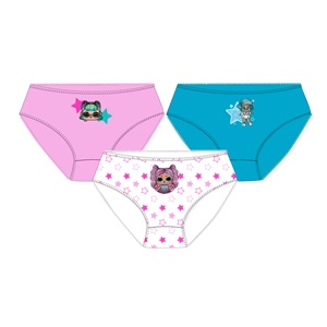 Dívčí kalhotky LOL 3 ks