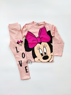 Dívčí souprava MINNIE meruňková