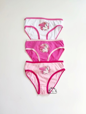 Dívčí kalhotky UNICORN 3ks