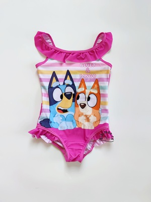 Dívčí jednodílné plavky BLUEY růžové