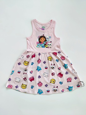 Letní šaty GABBY - Gábinin kouzelný domek - růžové