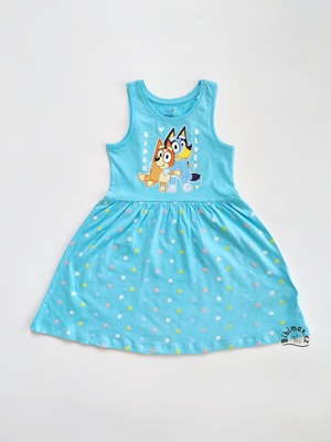 Dívčí letní šaty BLUEY modré