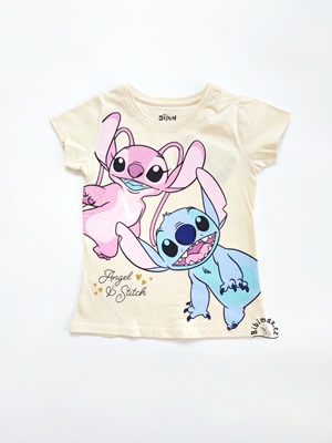 Dívčí tričko STITCH béžové EP - KR