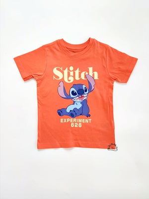 Chlapecké tričko STITCH oranžové KR
