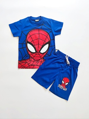 Letní komplet SPIDERMAN modrý TM