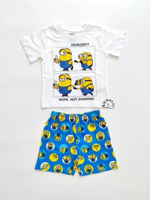 Chlapecké letní pyžamo MIMONI bílo/modré