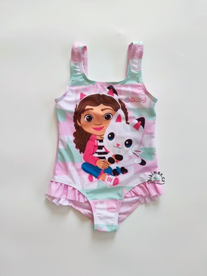 Dívčí jednodílné plavky GABBY - Gábinin Kouzelný domek - proužek