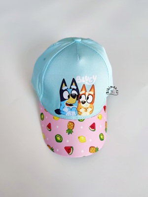 Dívčí kšiltovka BLUEY růžovo/tyrkysová