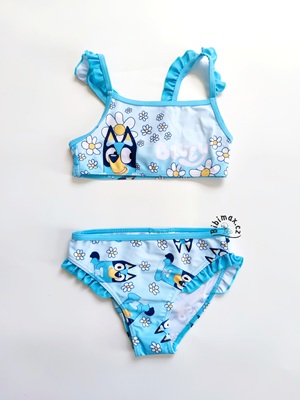 Dívčí dvoudílné plavky BLUEY - modré