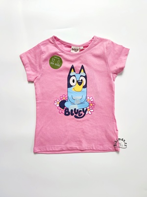 Dívčí tričko BLUEY - růžové