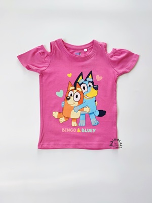 Dívčí tričko BLUEY - růžové KR