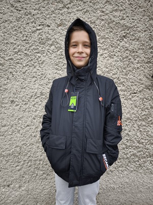 Chlapecká bunda BECAME - černá