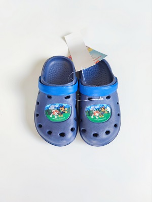 Chlapecké sandály typu Crocs TLAPKOVÁ PATROLA tmavě modré M2