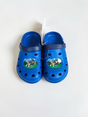 Chlapecké sandály typu Crocs TLAPKOVÁ PATROLA modré M2