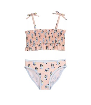 Dívčí dvoudílné plavky BLUEY -světle  růžové