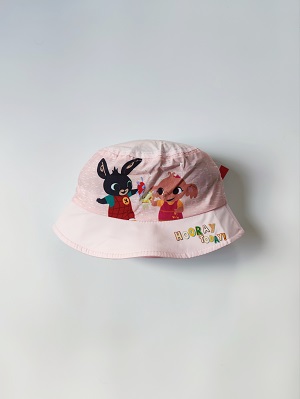 Dívčí klobouček BING světle růžový