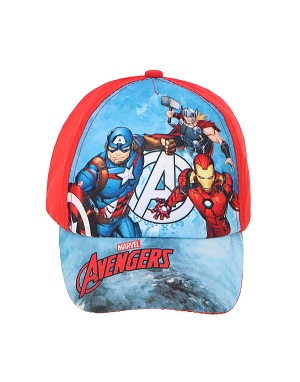 Chlapecká kšiltovka AVENGERS červená