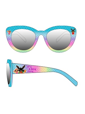Dívčí sluneční brýle BING žíhané