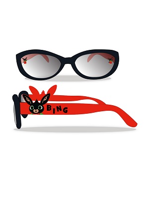 Dětské sluneční brýle BING černo-červené