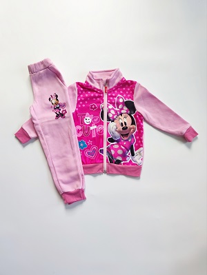 Dívčí tepláková souprava disney MINNIE světle růžová
