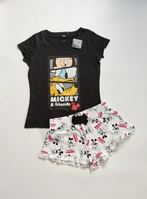 Dámské letní pyžamo MICKEY černé
