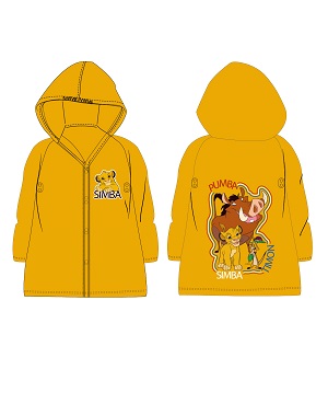 Pláštěnka LVÍ KRÁL - Lví hlídka žlutá