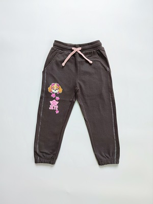 Dívčí tepláky TLPAKOVÁ PATROLA tmavě šedá