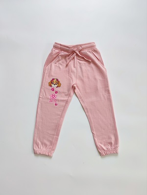 Dívčí tepláky TLPAKOVÁ PATROLA světle růžové