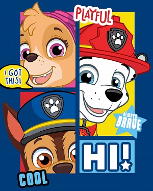 Dětská fleecová deka TLAPKOVÁ PATROLA - HI