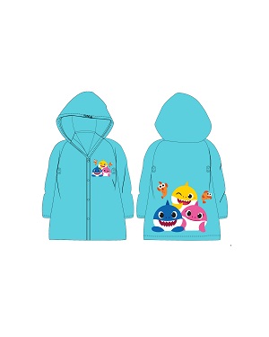 Pláštěnka BABY SHARK světle modrá