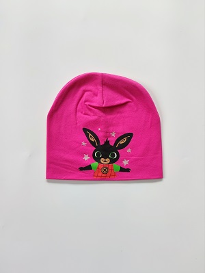 Dívčí čepice BING tmavě růžová - BING