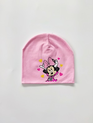 Dívčí čepice MINNIE světle růžová