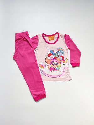 Dívčí pyžamo TLAPKOVÁ PATROLA růžové SKY a EVERST